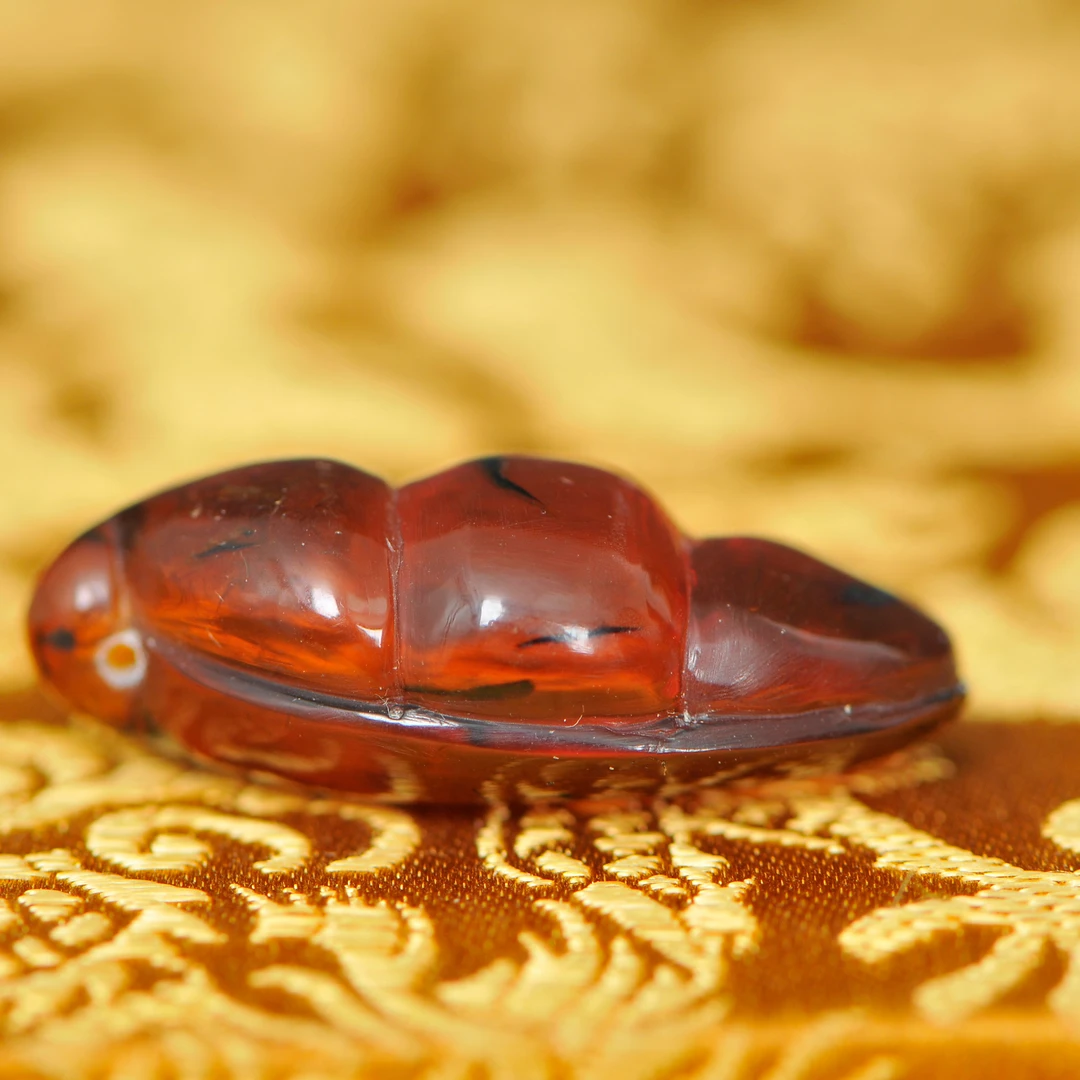 琥珀福豆小坠 P784