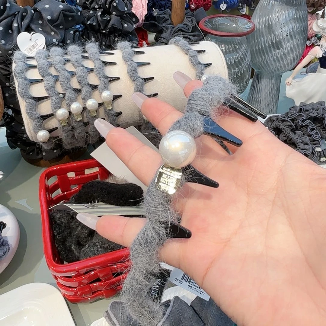 皮质铁合金发饰发夹