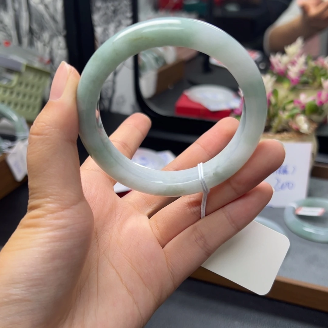 翡翠未镶嵌手镯57-58