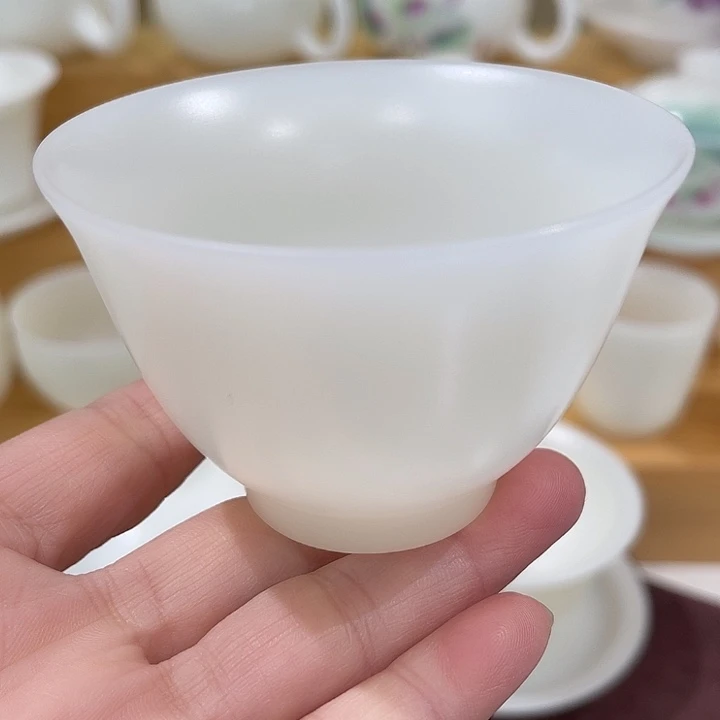 璞玉新材素烧宽口主人杯70-80-111111