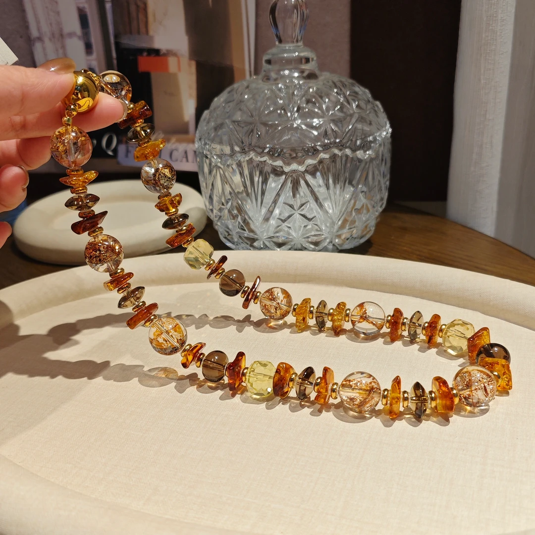 0375 （99拍3）超美花色多宝项链（多样性发其一）