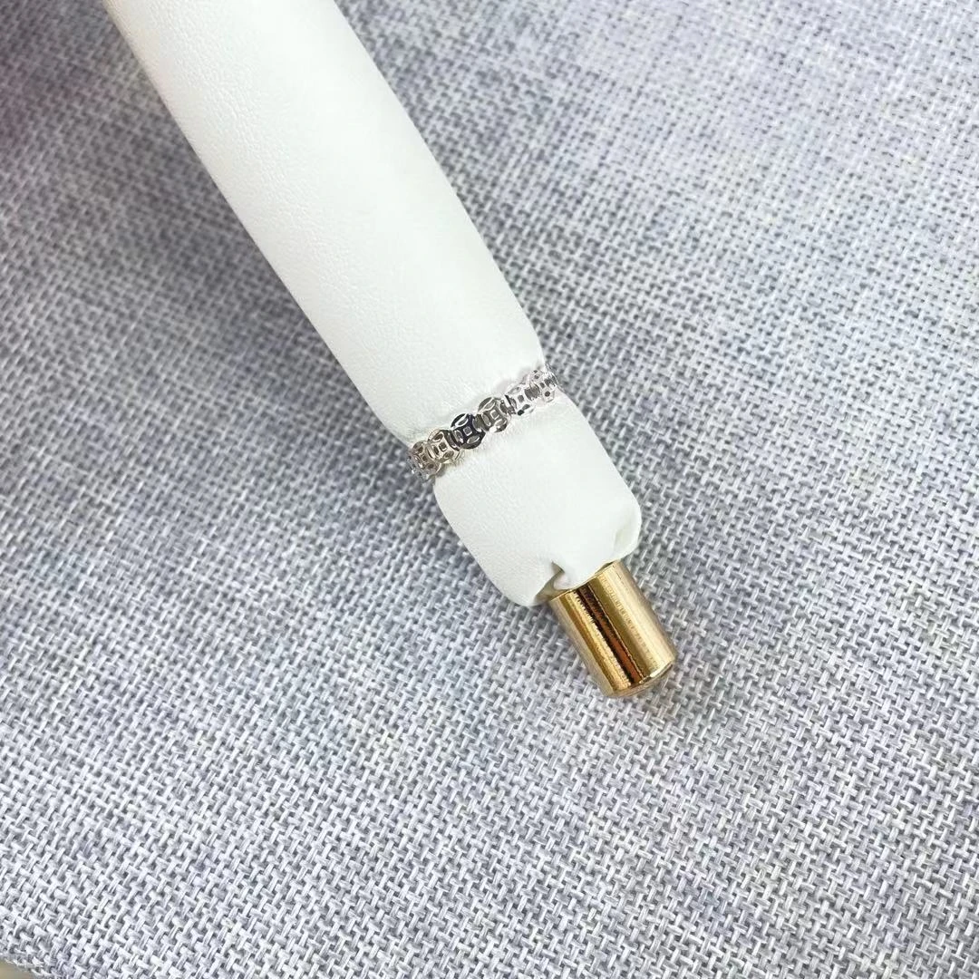 PT950 铂金戒指 亮面铜钱款 气质百搭 S 32418