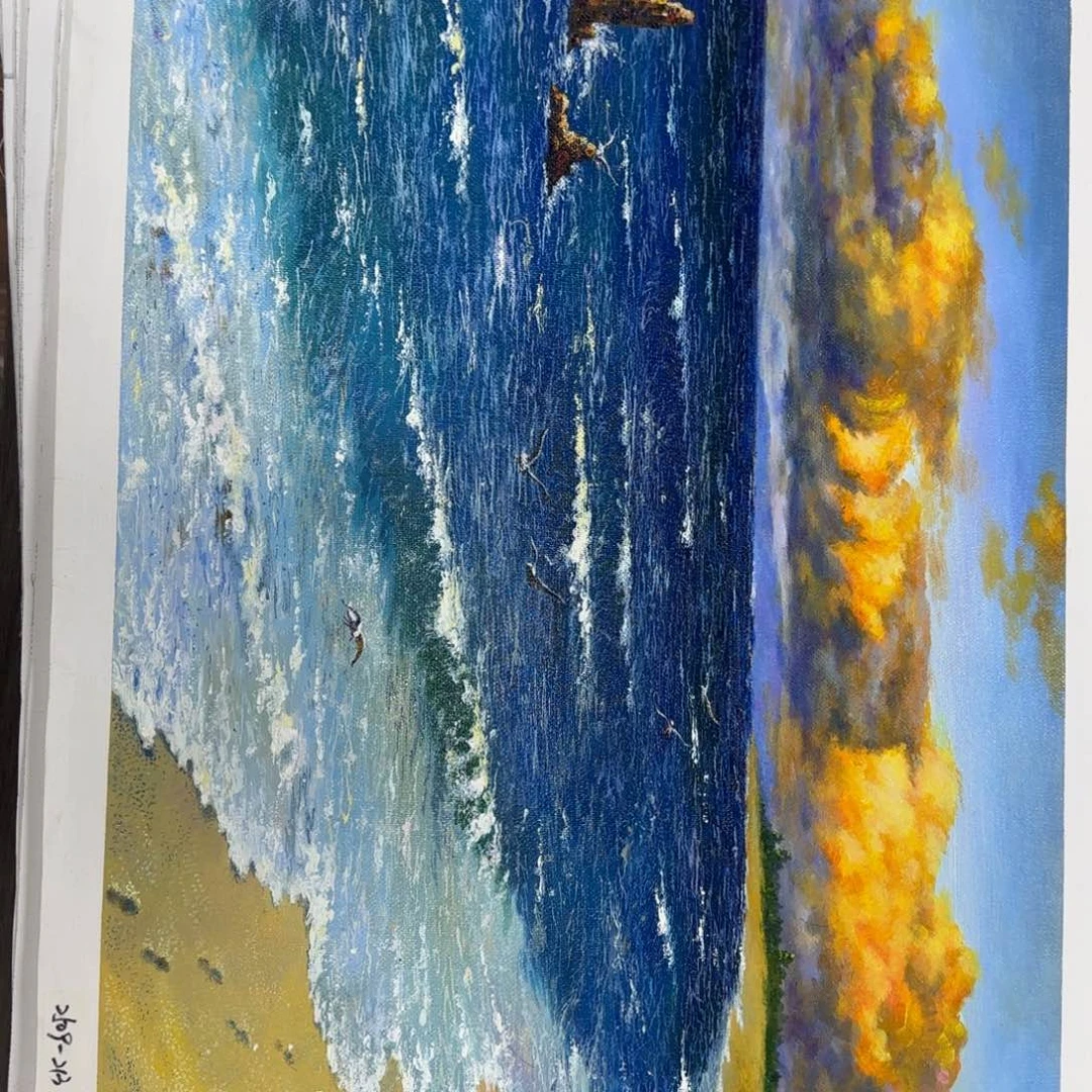 油画加油加油努力加油加油