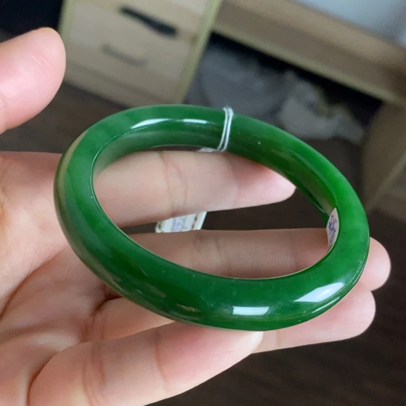 【闪购商品】未镶嵌手镯和田玉（碧玉）