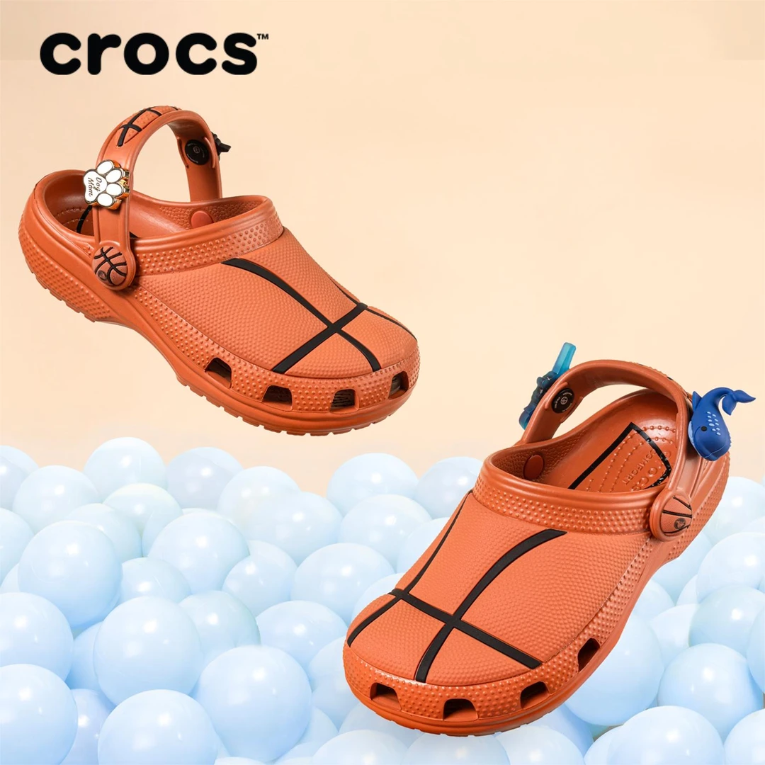 CROCS/卡骆驰【经典篮球洞洞鞋】欧若风儿童休闲沙滩鞋 |210156