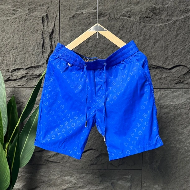 夏季新款痞帅印花男士速干百搭时尚弹力凉爽沙滩五分裤