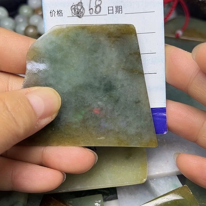 翡翠未镶嵌颈饰翡翠A货＿手货源