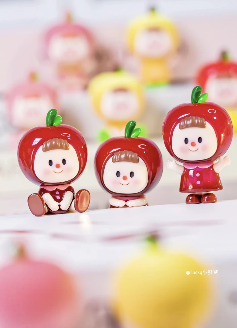 【代拆】多多妹可爱苹果脑袋系列萌粒mini盲盒可爱多妹