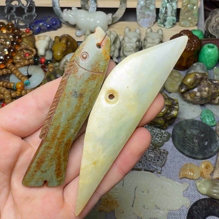 和田玉未镶嵌颈饰109