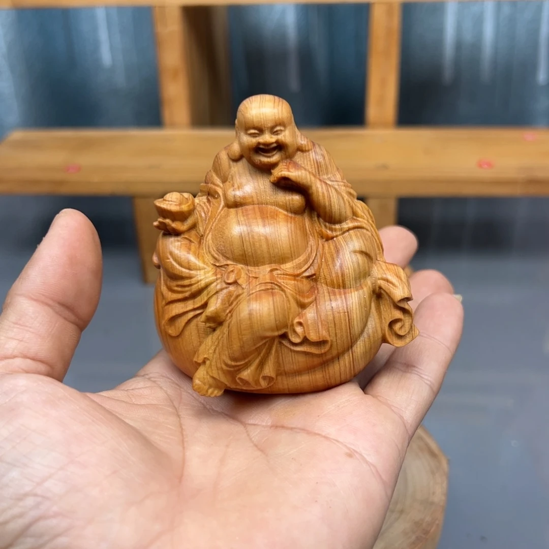 铭***流木崖柏木摆件手把件