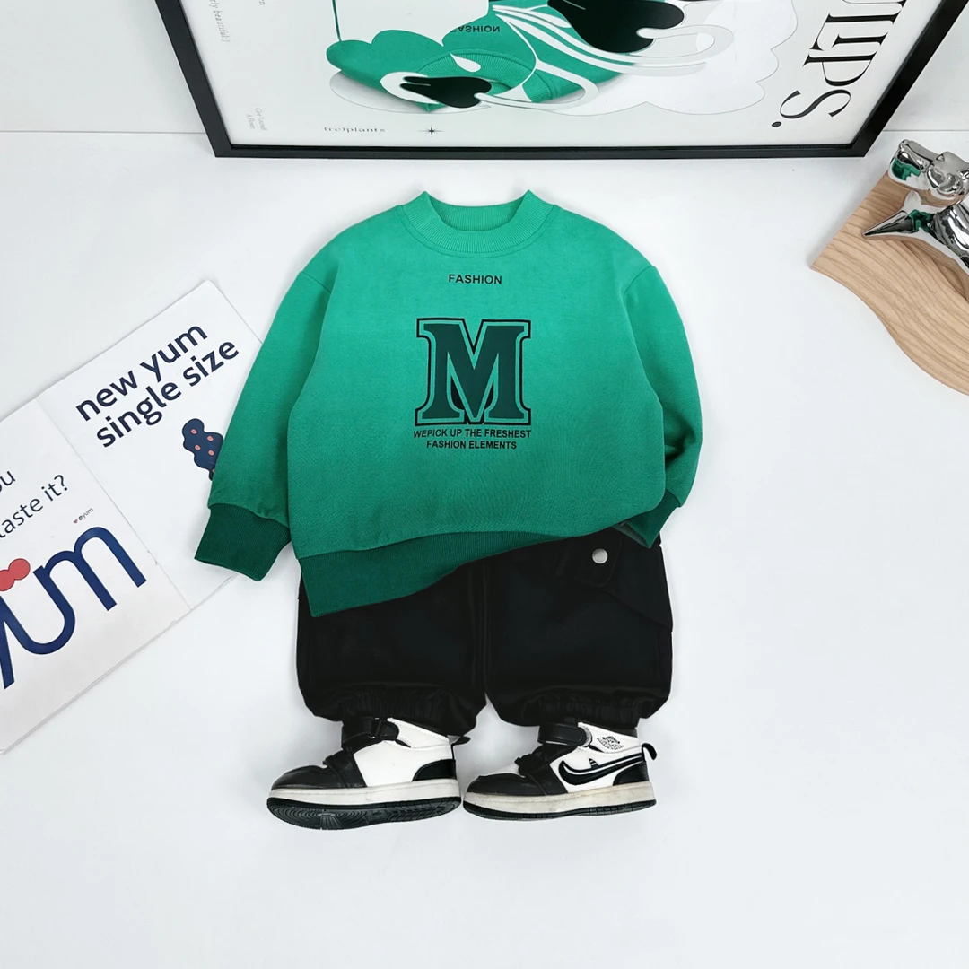 儿童卫衣长袖2025新款春装男童春秋上衣潮 BDC25653 悠悠童话童装