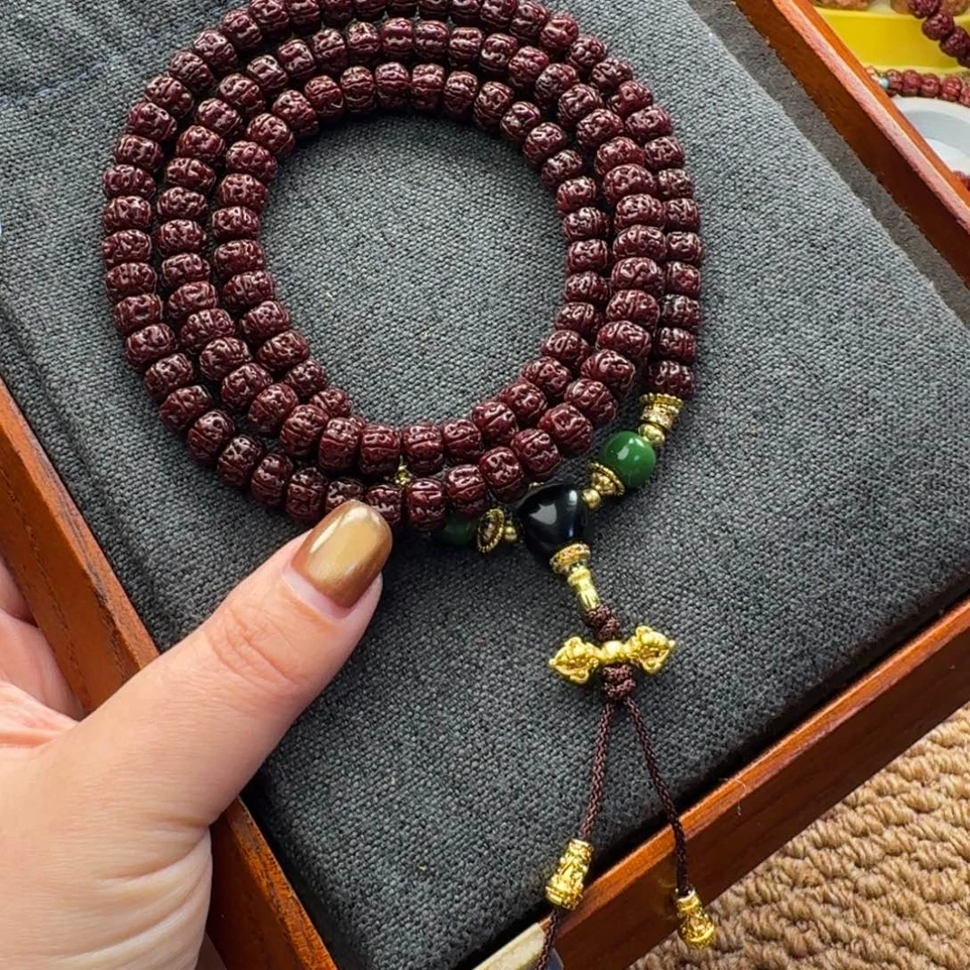 久***里吊坠金刚菩提黑金