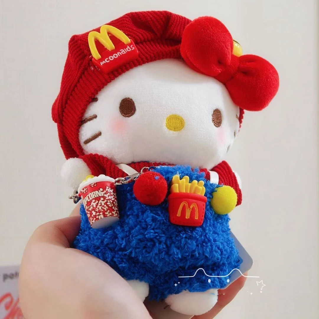 卡通麦当当kt猫包包挂件毛绒玩偶可爱公仔钥匙扣车挂饰朋友礼物女