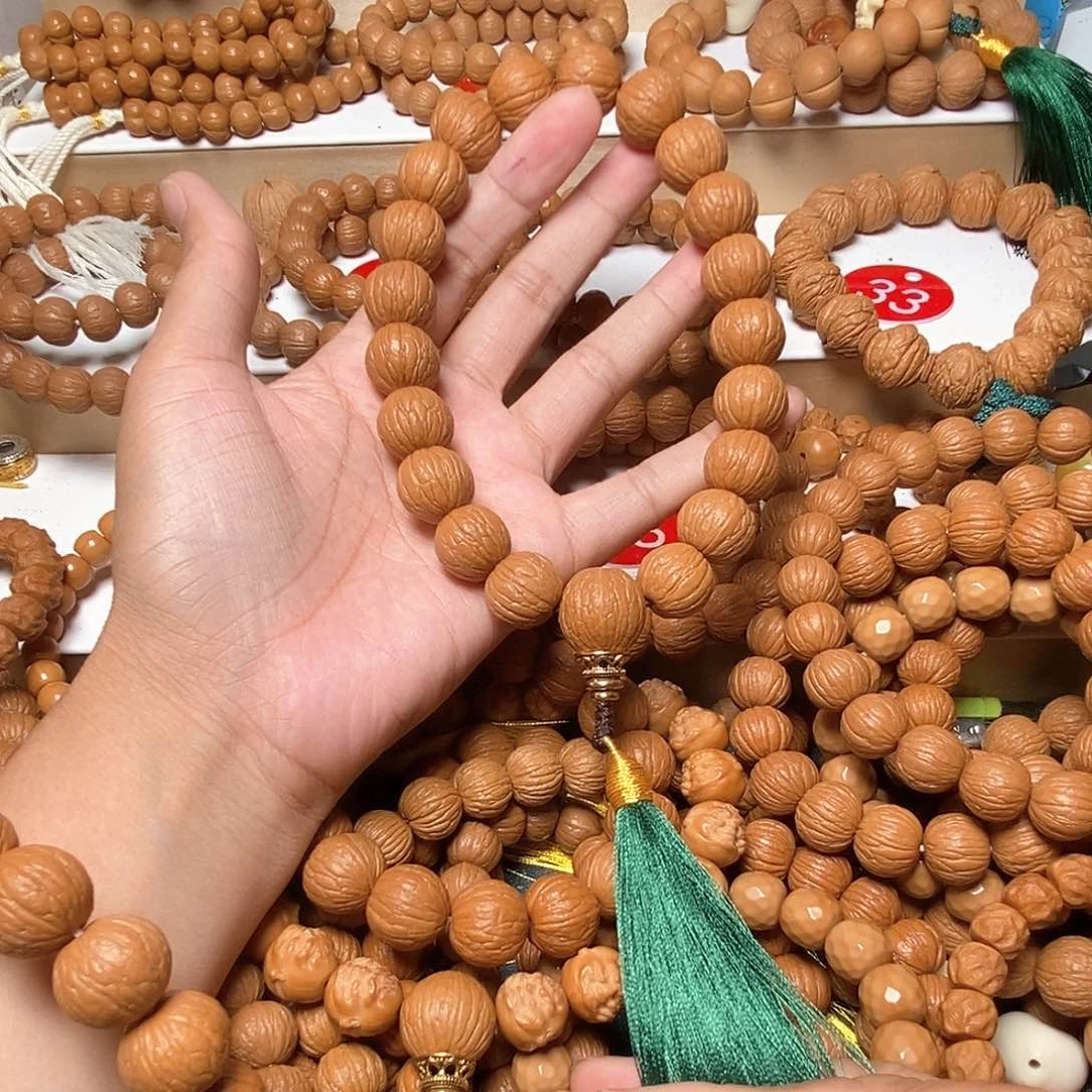 猴头核桃吊坠稀*盆1.75尺寸