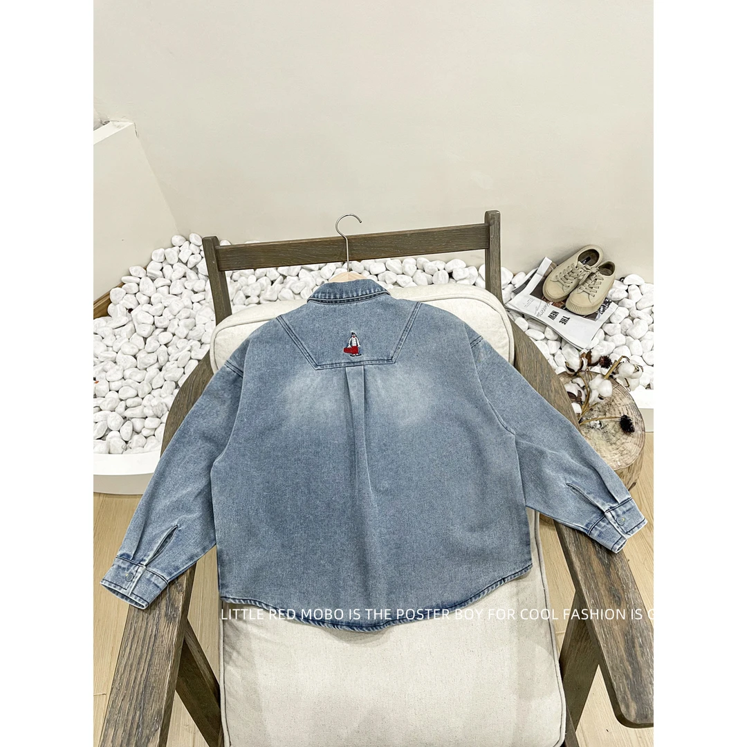 【现现】童装男童休闲韩版2025春秋新款儿童潮酷外套MMY81918