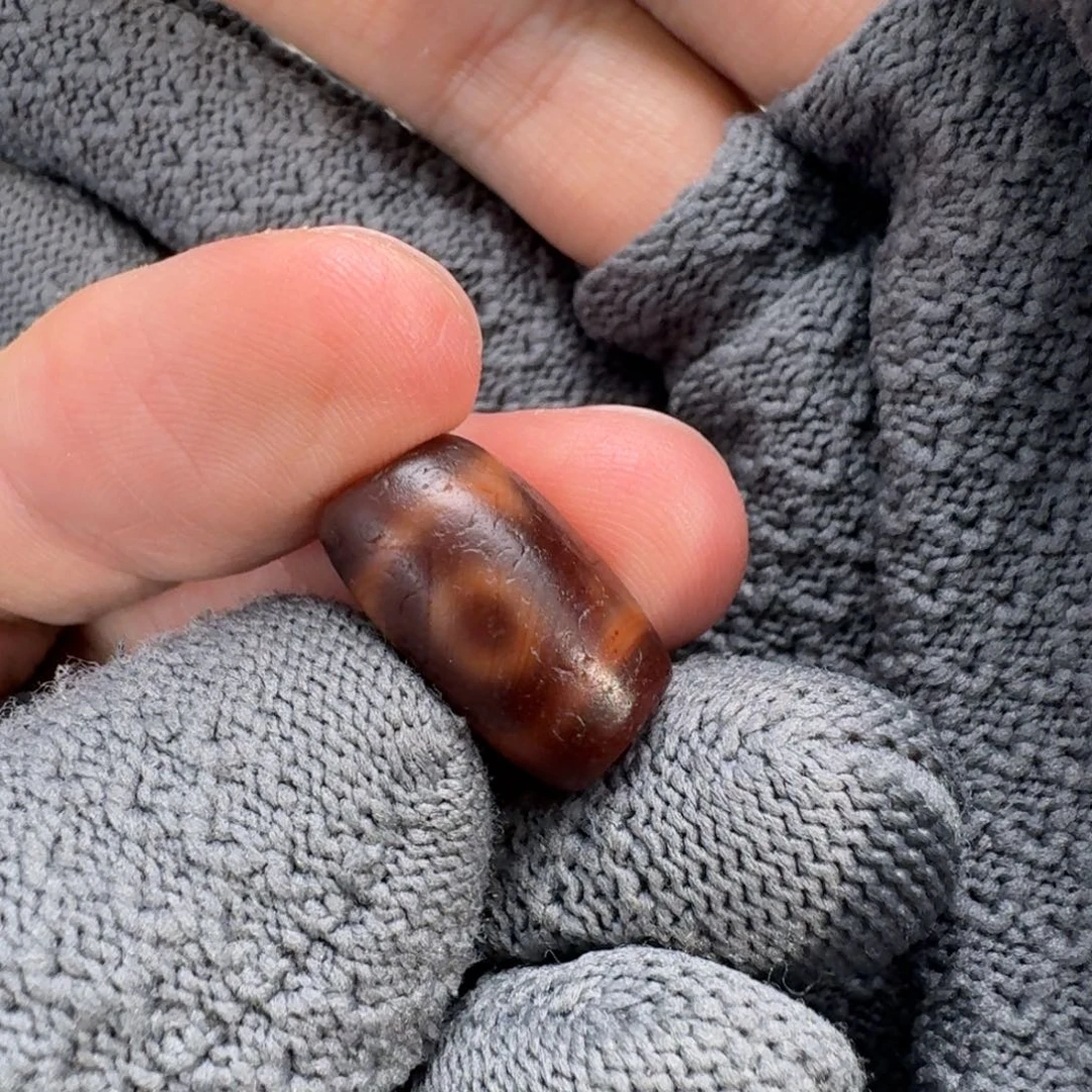 玛瑙/玉髓未镶嵌颈饰小卢朱砂