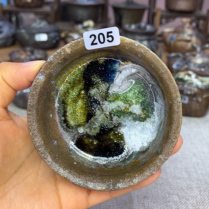 裸柴烧陶瓷手工茶器