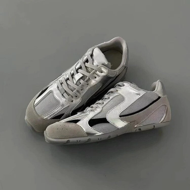 【DR私人高定款】小众皮金属拼色德训鞋2025年百搭网面透气系带休