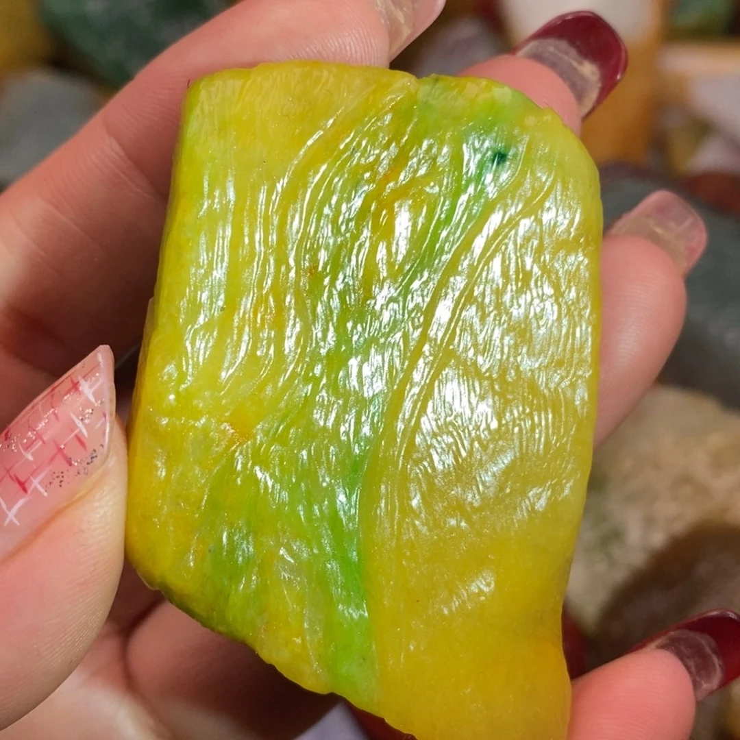 翡翠颈饰未镶嵌缅甸翡翠
