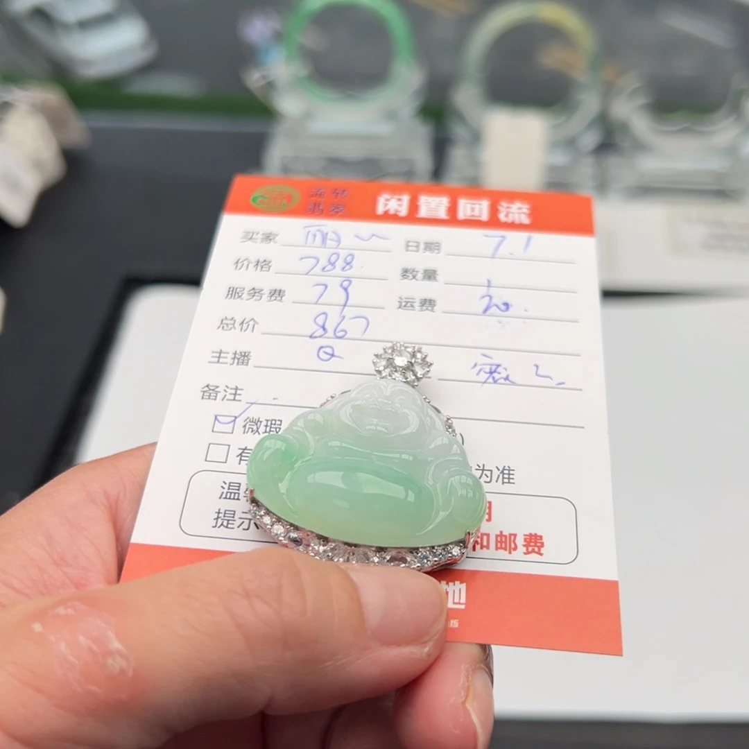 翡翠银S925镶嵌颈饰丽*912345678