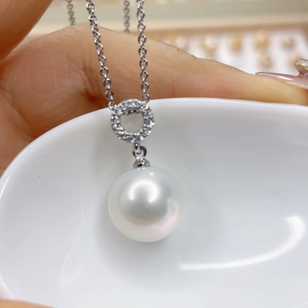 淡水珍珠未镶嵌吊坠(赠链)