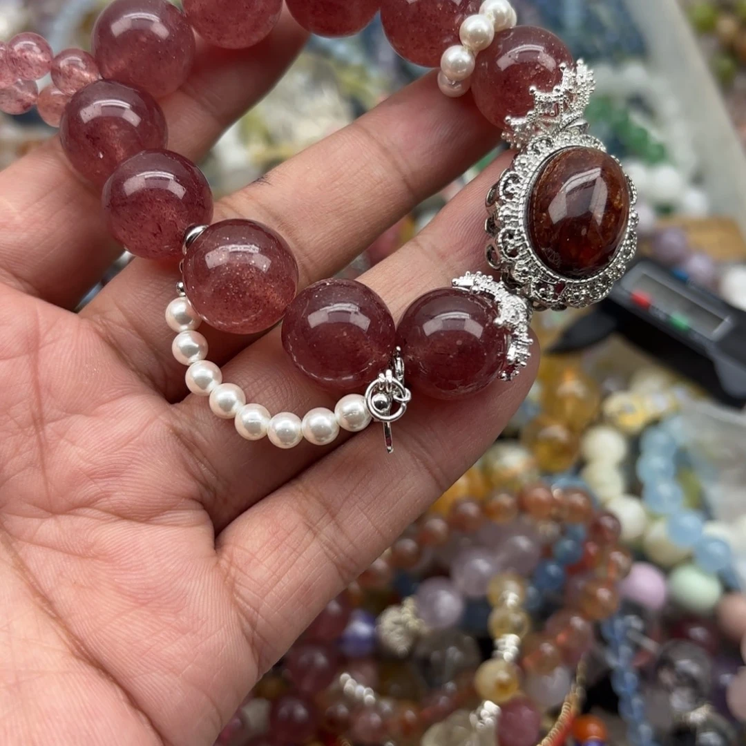 手链水晶银S925镶嵌