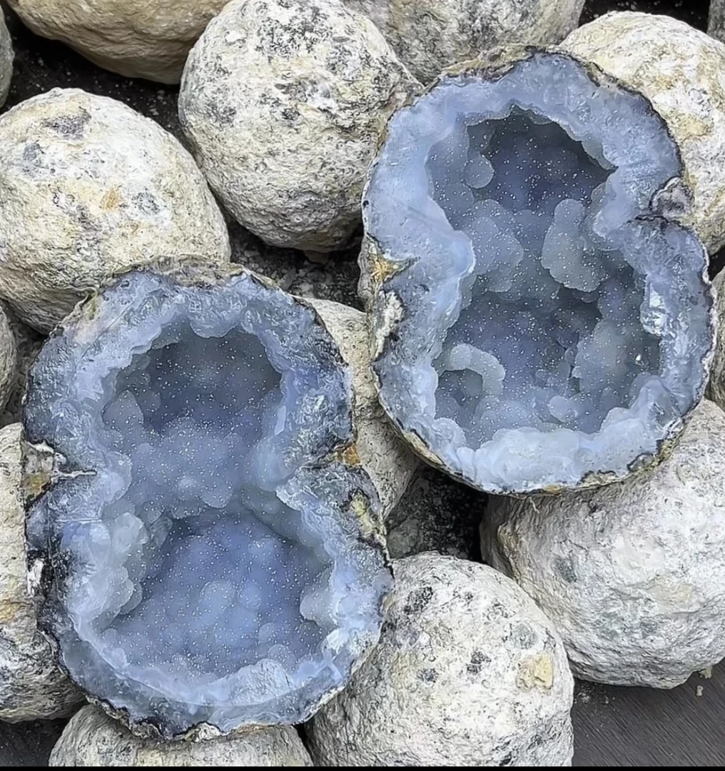 墨西哥摩洛哥晶洞可做首饰盒戒指盒晶洞石批发