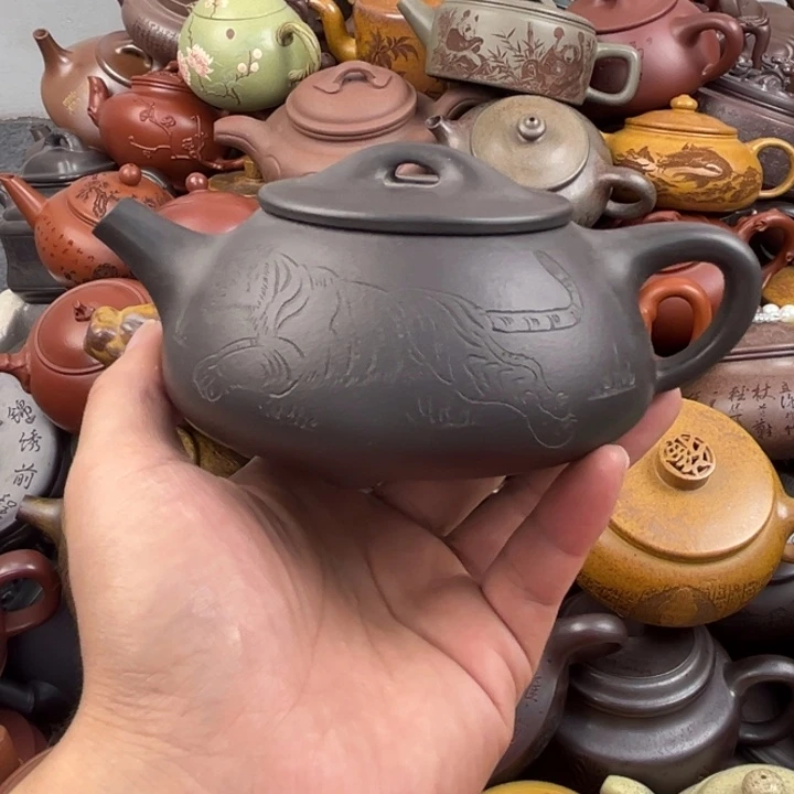 茶壶紫砂紫砂壶微瑕疵