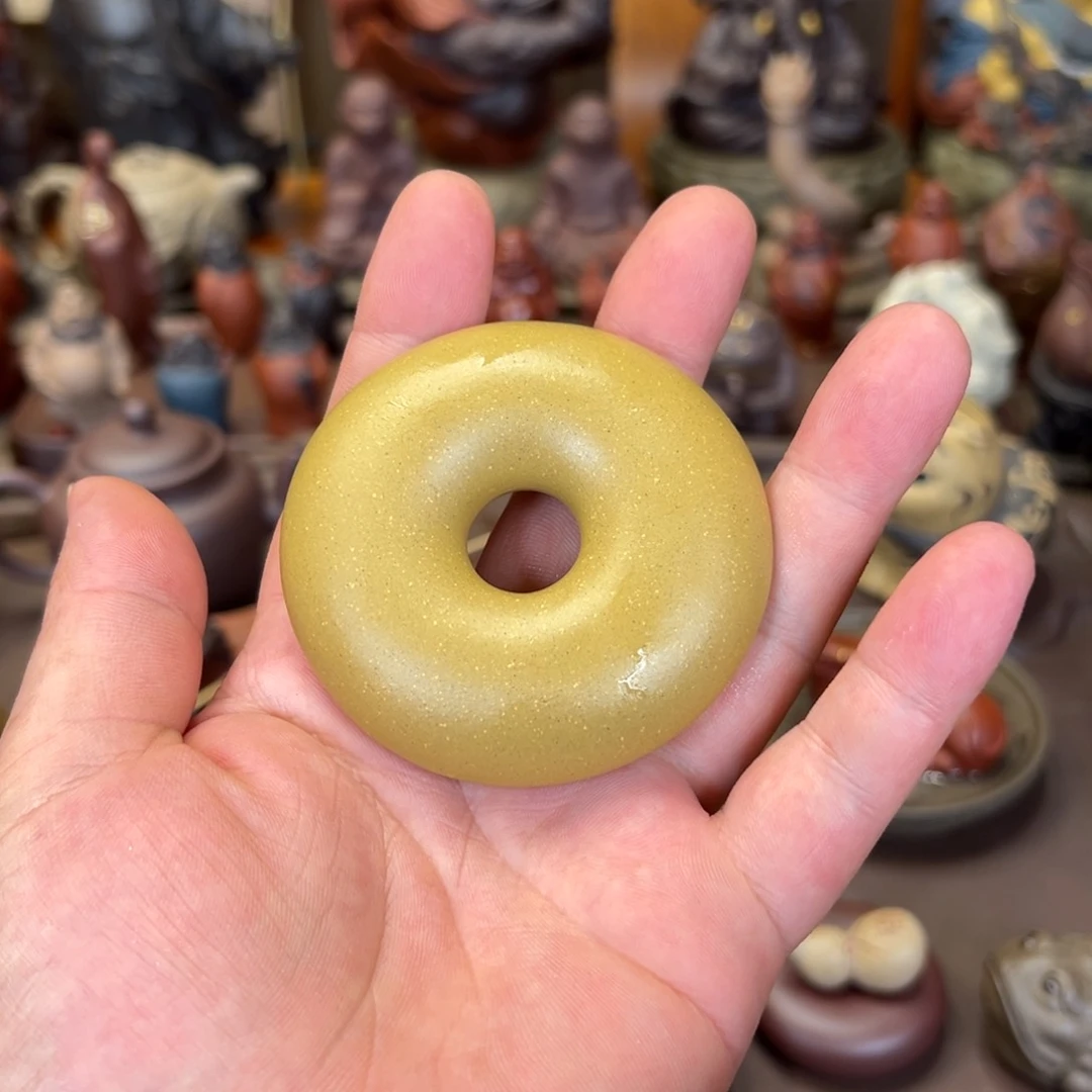 紫砂茶宠紫砂平安扣