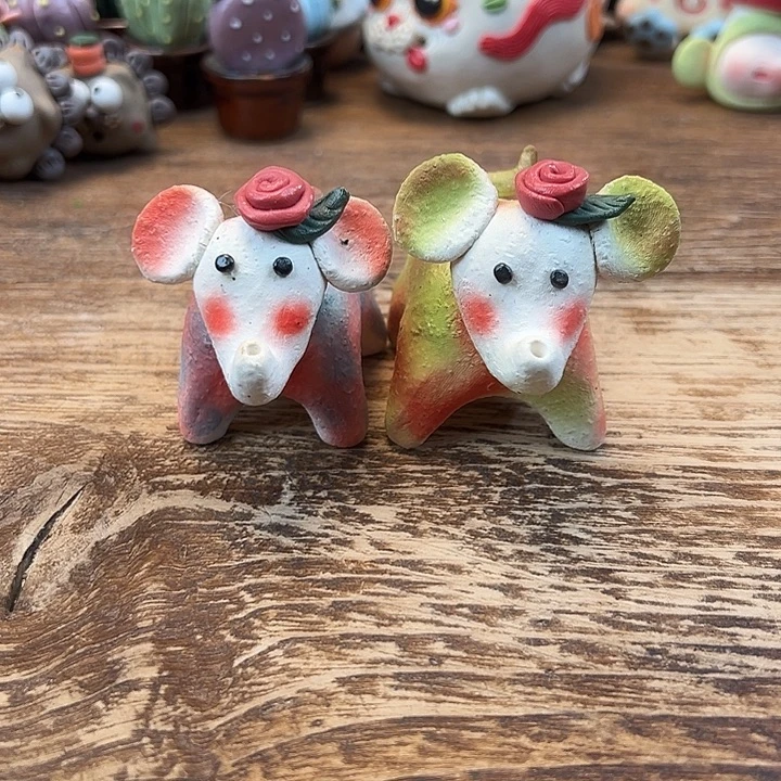 摆件小镇青花每日有新品