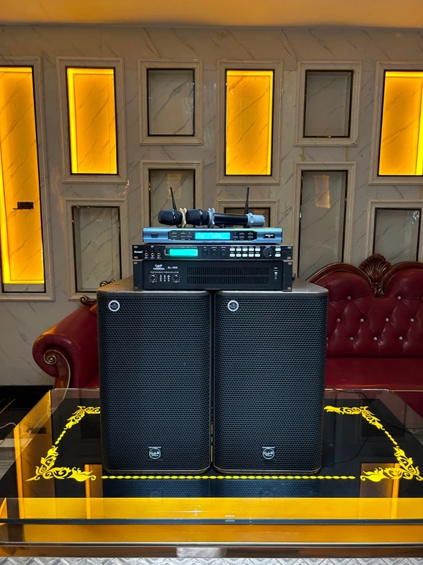 9新  （不包邮）鼎泰丰进口RCF喇叭12寸音响四件套➕悠响点歌机