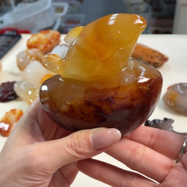 玛瑙/玉髓吊坠(不含链)未镶嵌