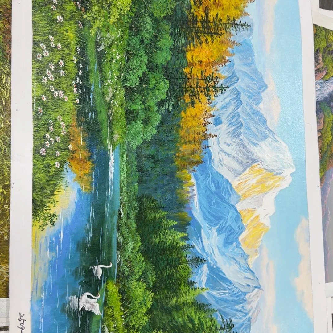 油画你在我心里是个