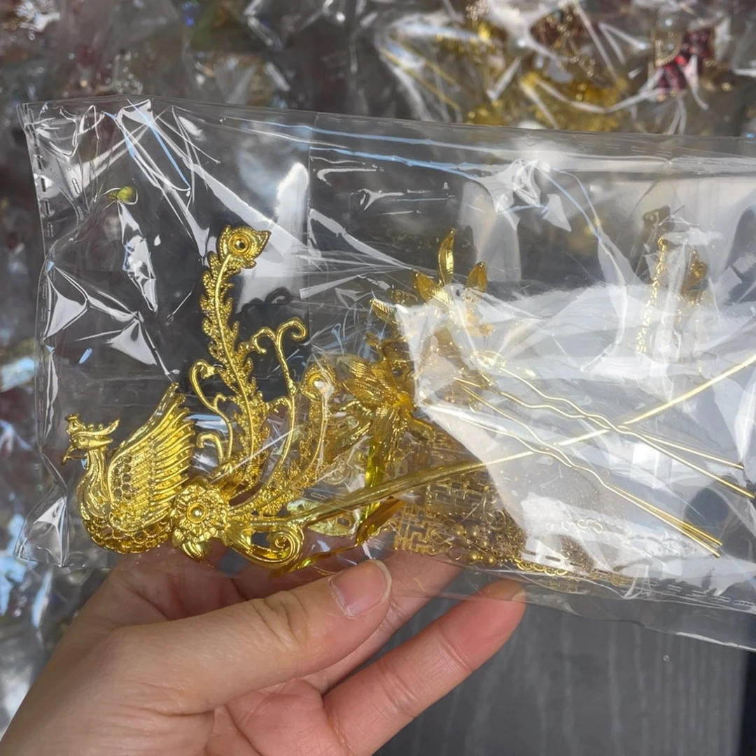 混合材质新娘头饰默认微瑕不退换