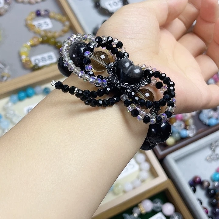 水晶手链银S925镶嵌