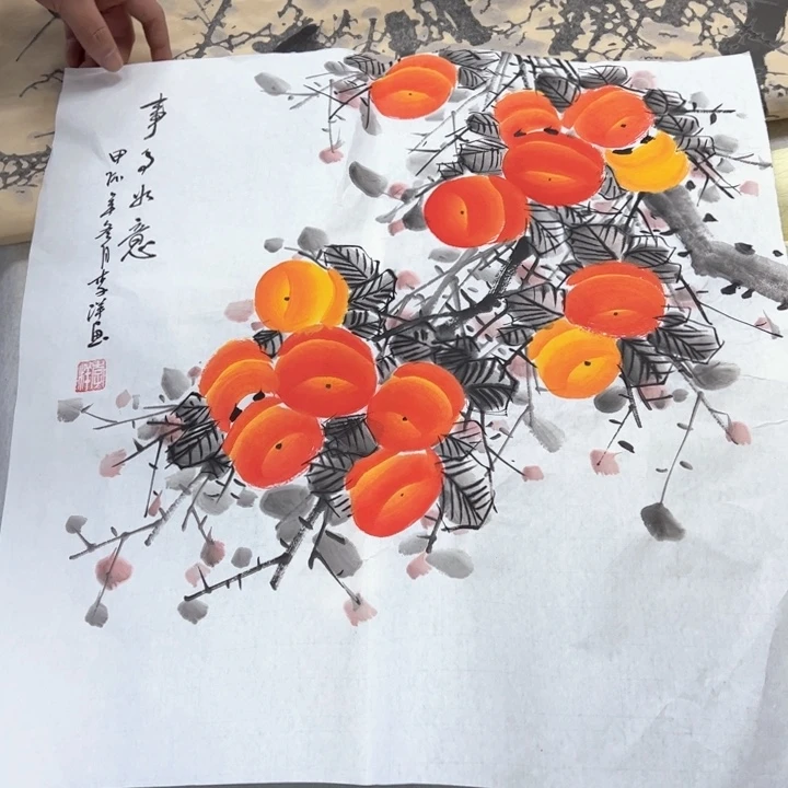 国画纯手绘作品欣赏图