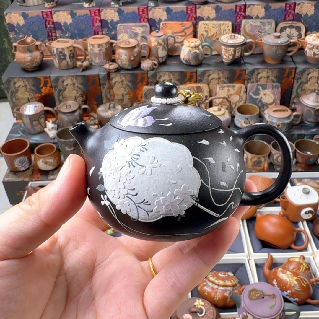 茶壶紫砂130cc原矿精工半手