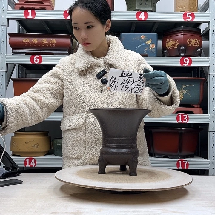 紫砂花盆紫砂花盆