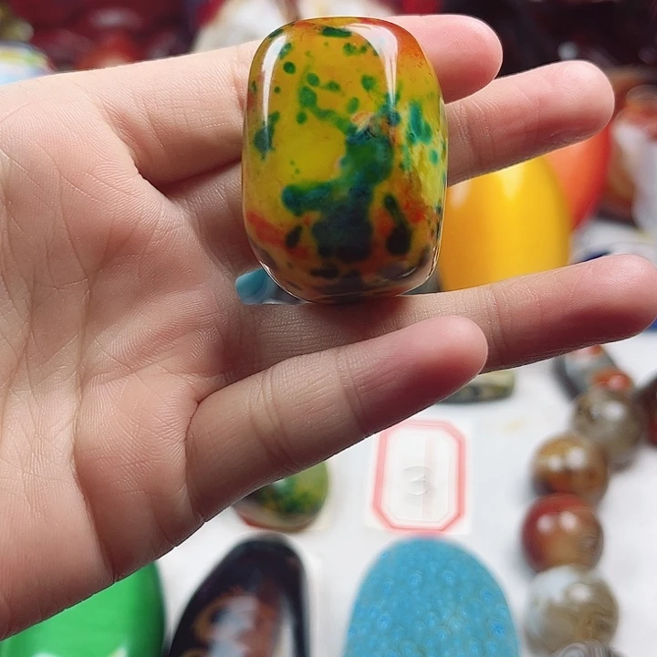 玛瑙/玉髓未镶嵌耳环