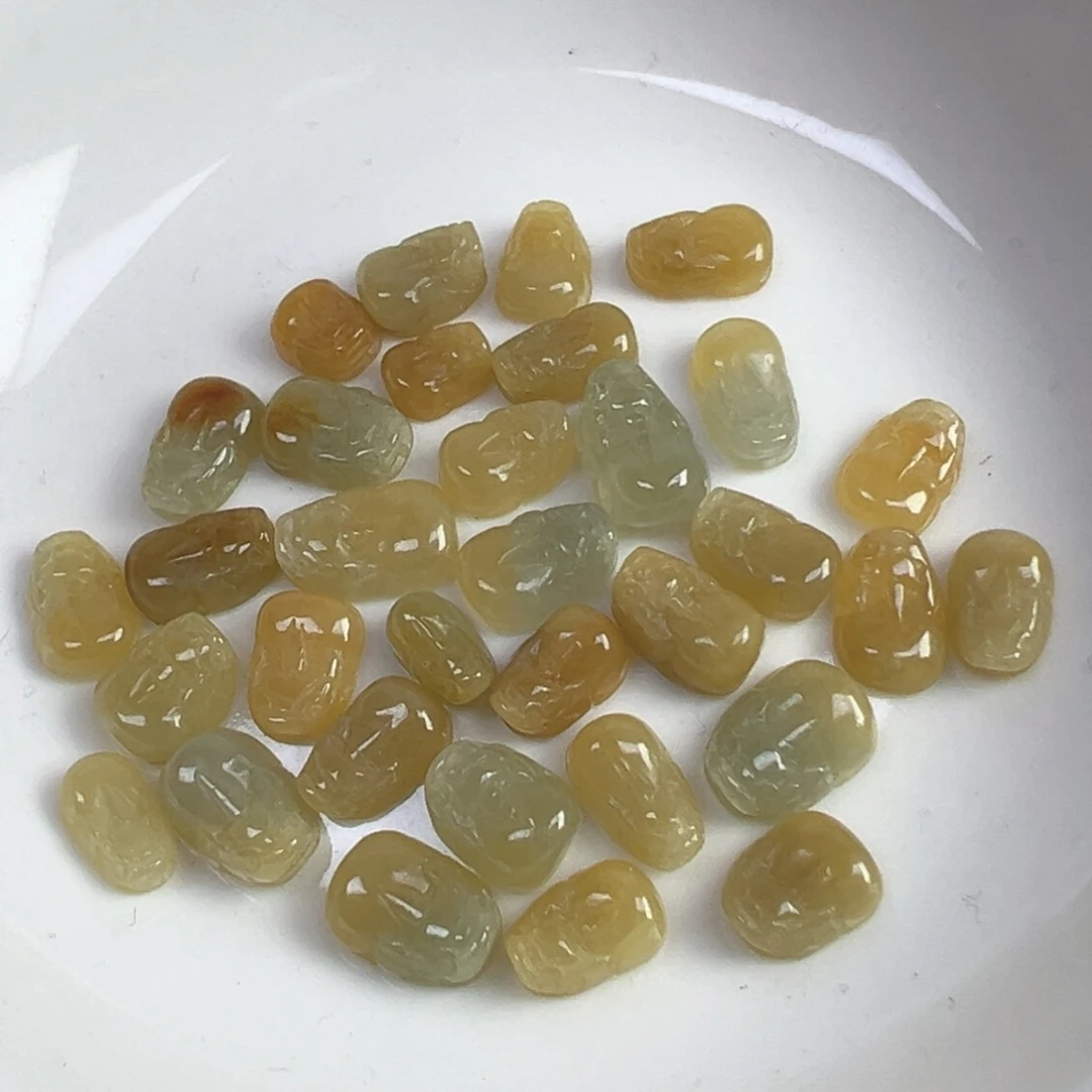 翡翠散珠翡翠貔貅一个可挑