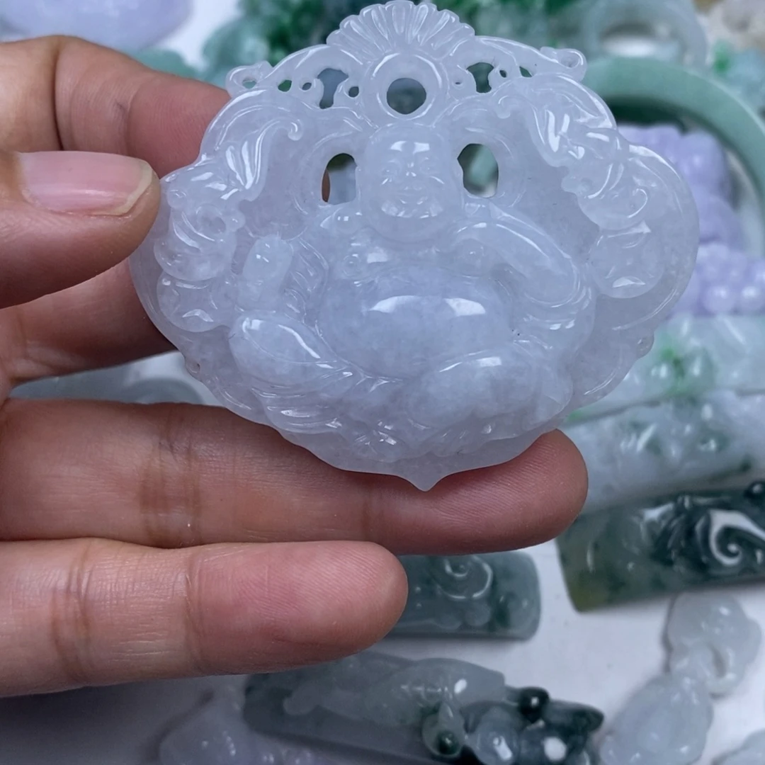 颈饰未镶嵌翡翠翡翠