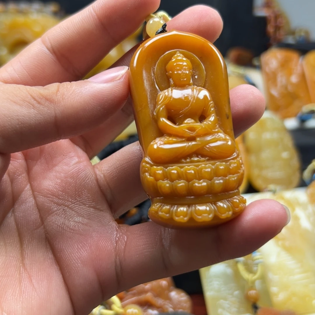 石英质玉（黄龙玉）未镶嵌黄龙玉