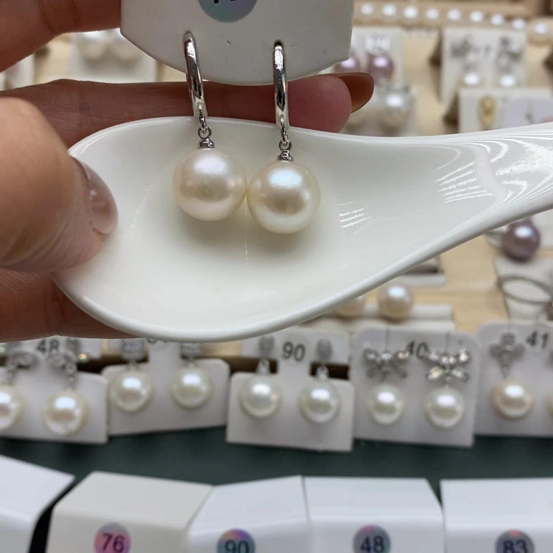 淡水珍珠颈饰银S925镶嵌12十