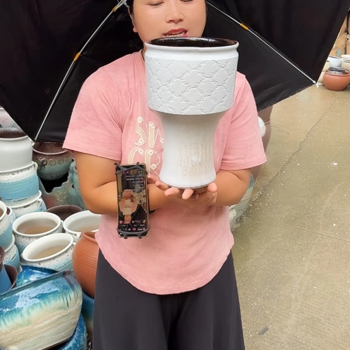 口17高27瑕疵一个盆子。