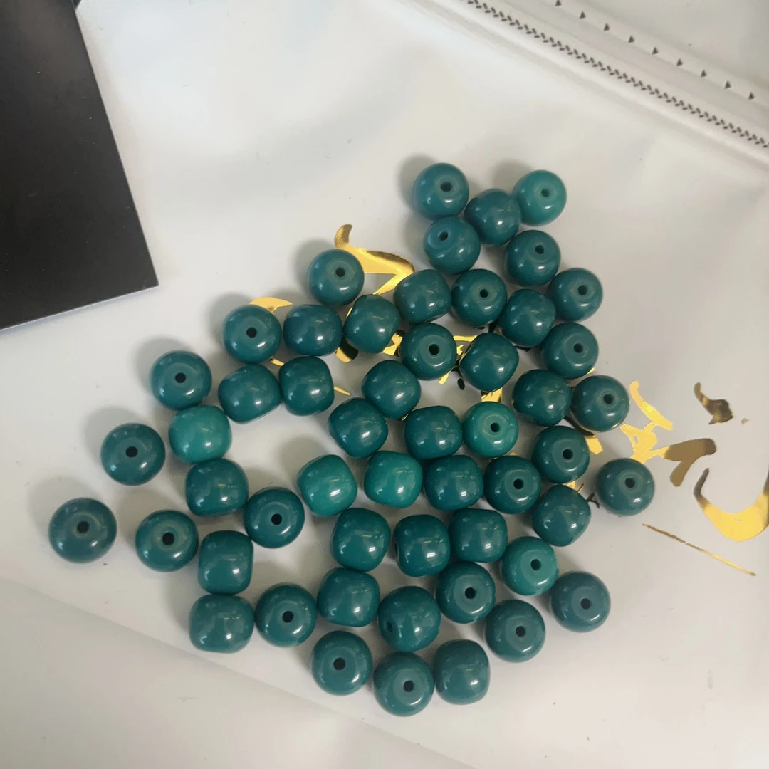 【不贰】雪巴琉璃珠 老型珠 10-12尺寸 猴头手串配饰