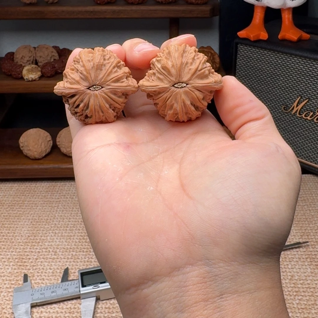 文玩核桃把件转*4208磨盘