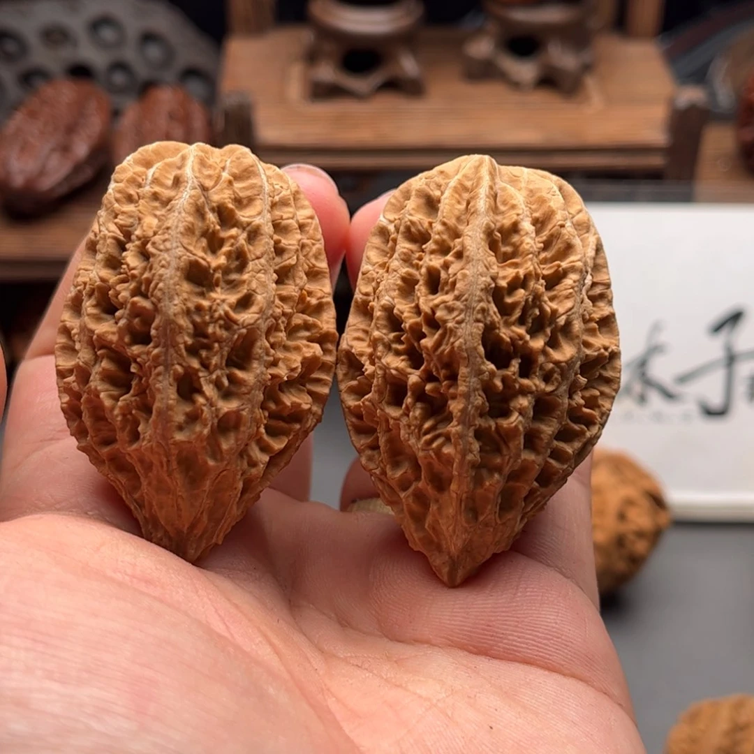 文玩核桃把件用****0关东木子家楸大胖49