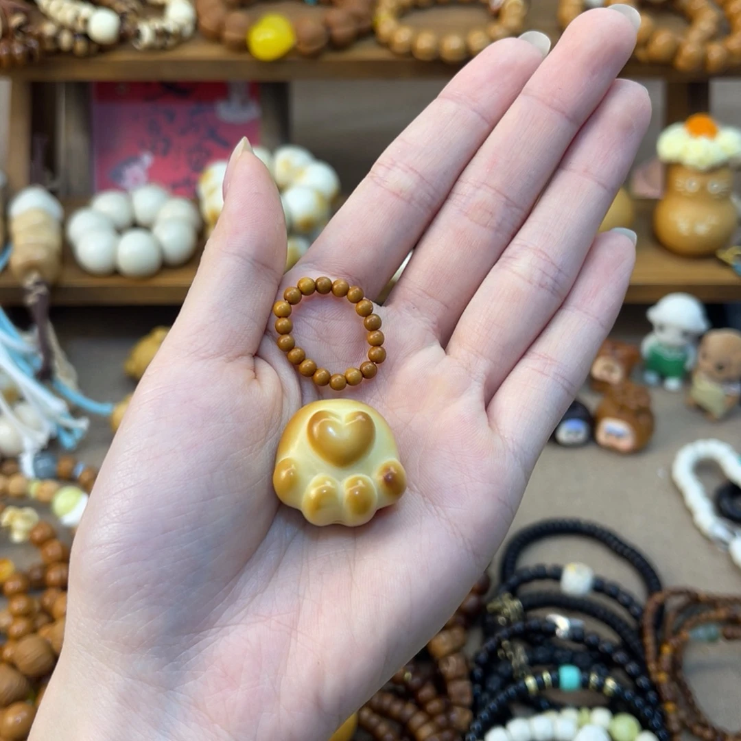 秋***泥菩提根/象牙果手串手捻提溜