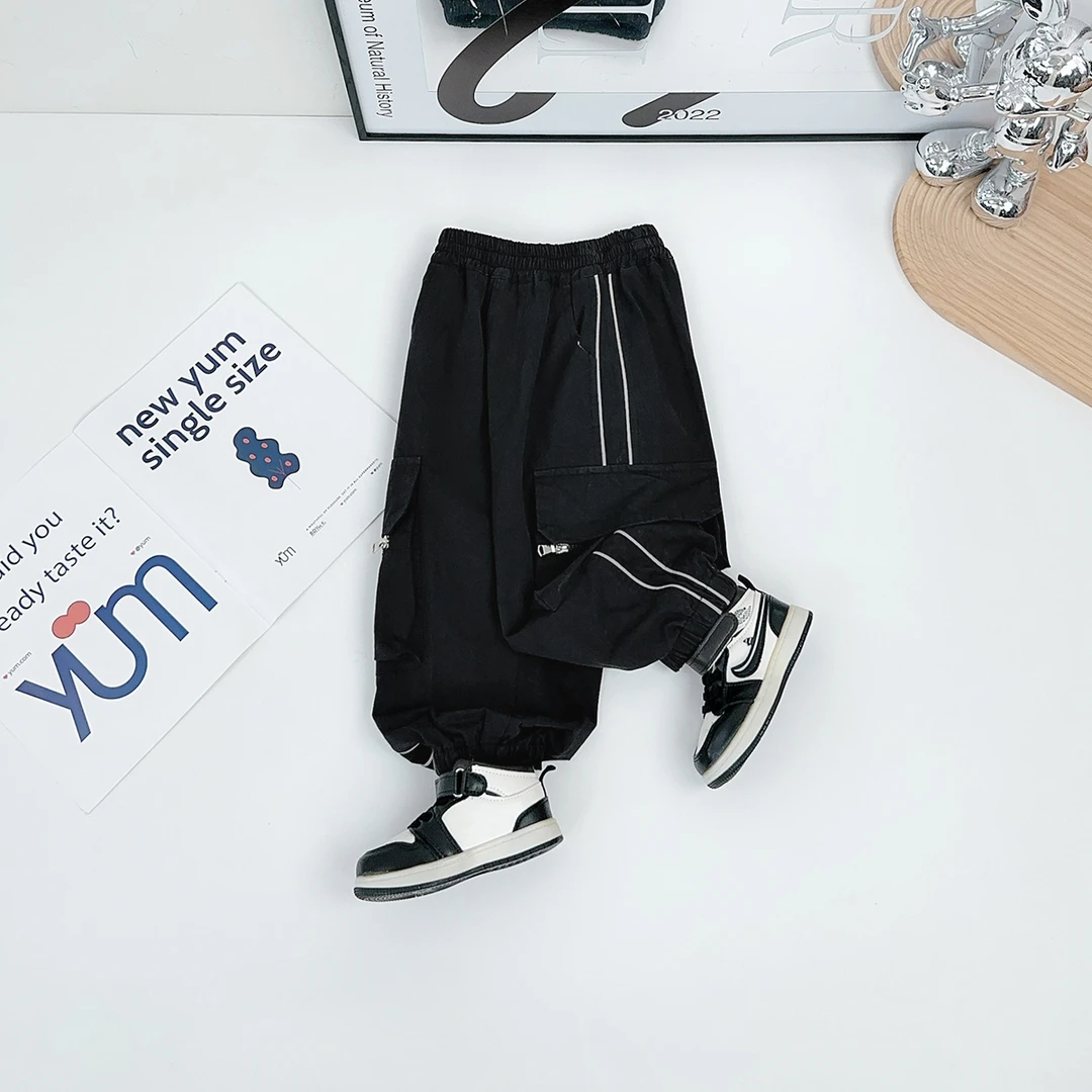 男童裤子春夏款儿童休闲裤2025新款春装休闲 LL65058悠悠童话童装