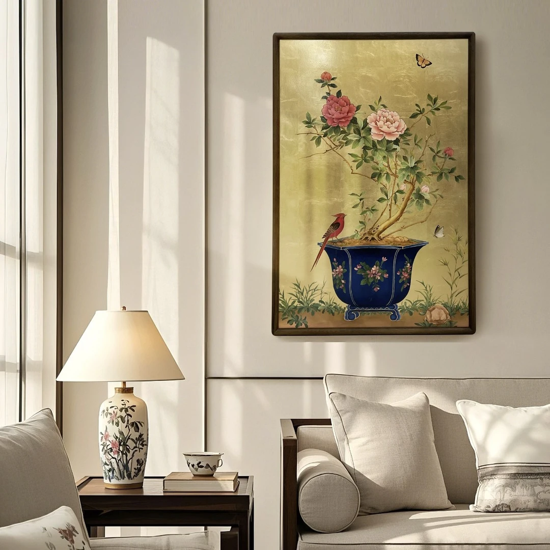 TS163 中式挂画 63*93cm